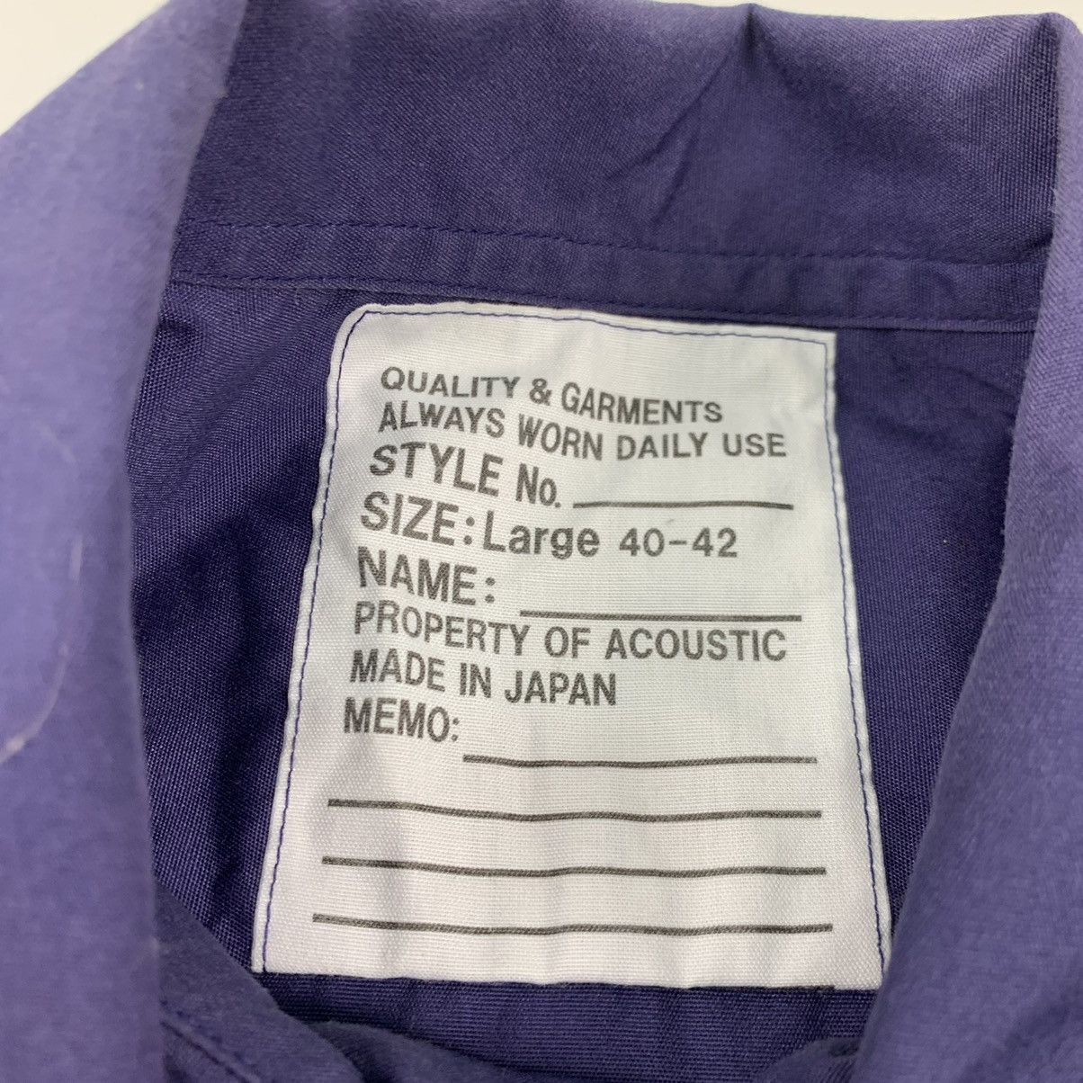 Japanese Brand Vintage Japanese Brand Garments Tattoo Studio Button Up Size US L / EU 52-54 / 3 - 8 Thumbnail