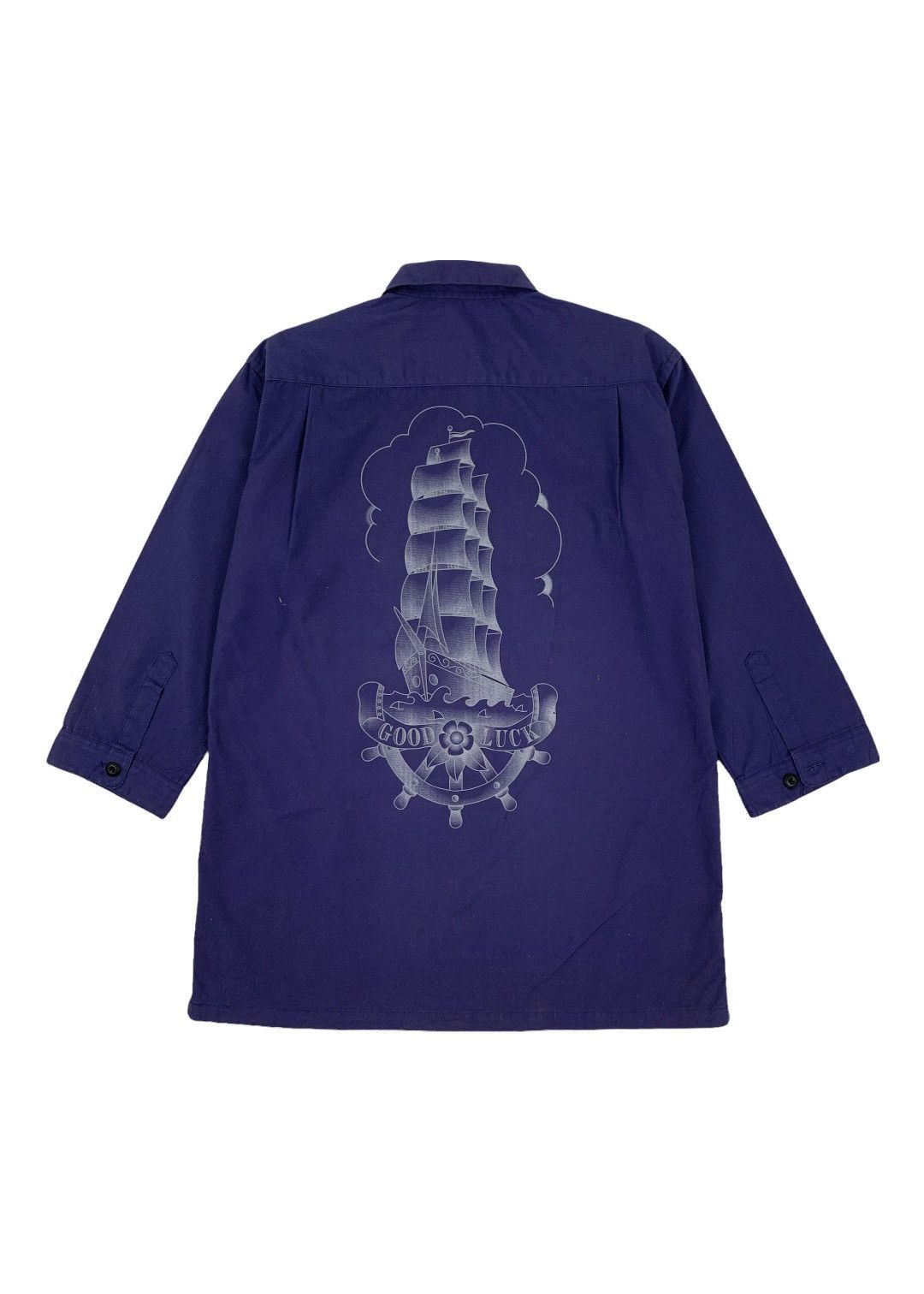 Japanese Brand Vintage Japanese Brand Garments Tattoo Studio Button Up Size US L / EU 52-54 / 3 - 1 Thumbnail