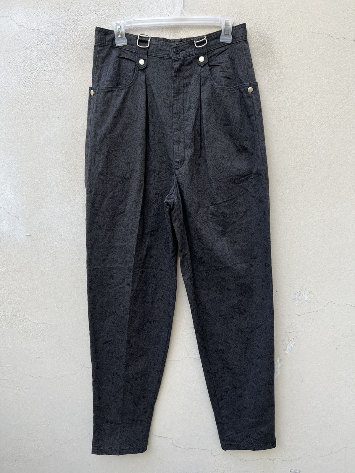 Vintage Vintage 90s Three Top Japan Pop Art Baggy Trouser Pant Size US 29 - 3 Thumbnail