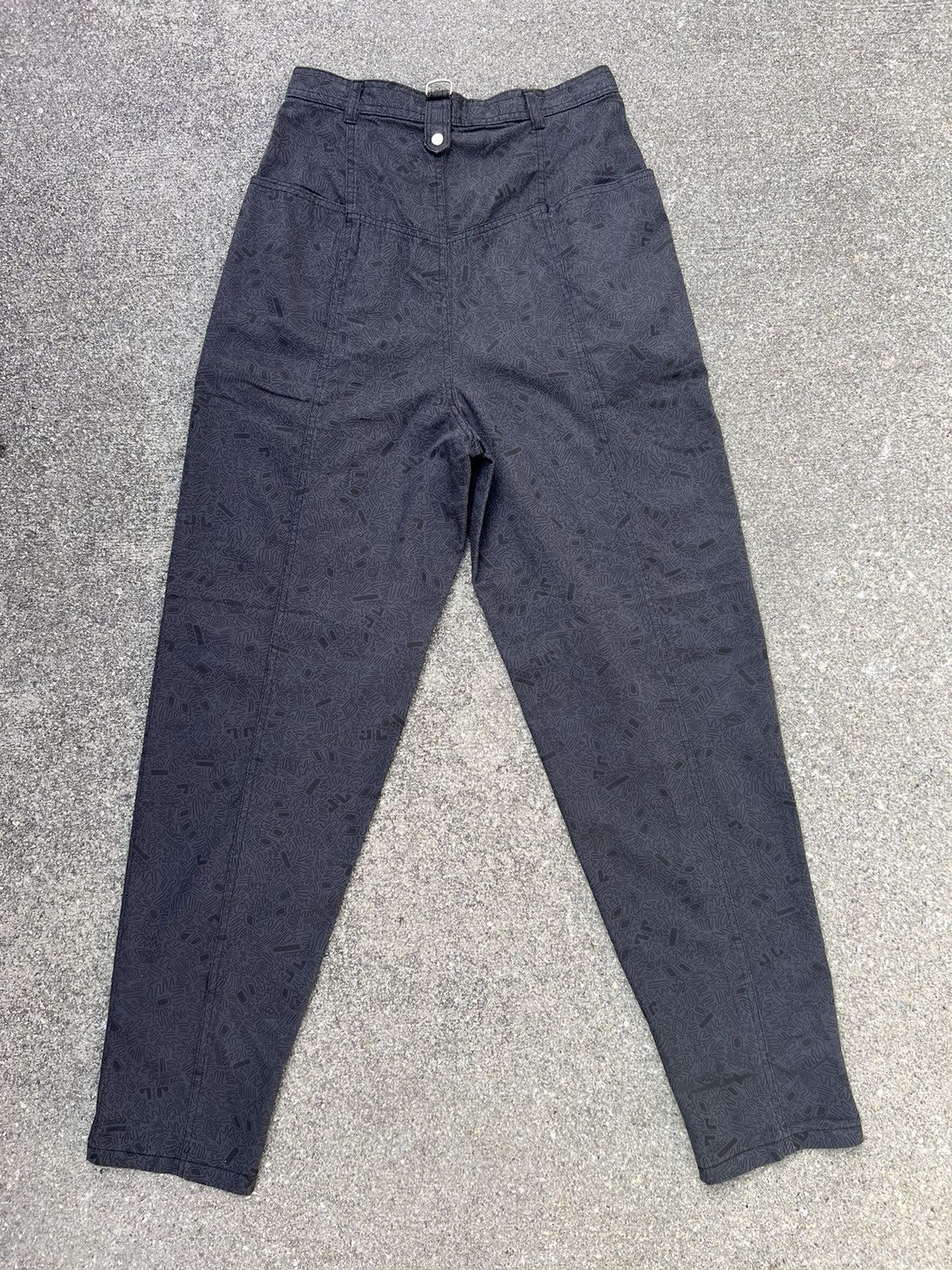 Vintage Vintage 90s Three Top Japan Pop Art Baggy Trouser Pant Size US 29 - 2 Thumbnail