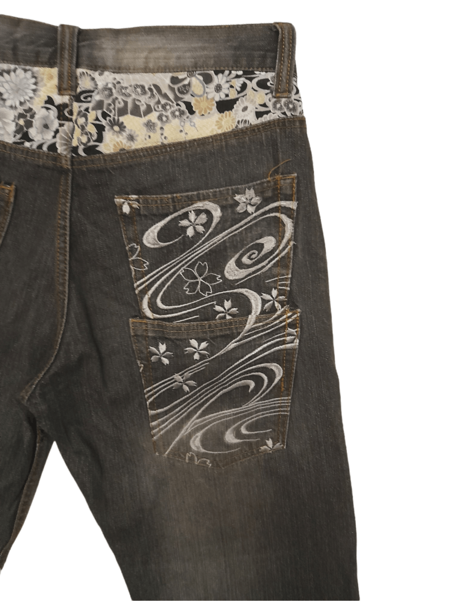 Other Sukajan Memory Special Denim Koi Embroidered (E259) Size US 30 / EU 46 - 7 Thumbnail