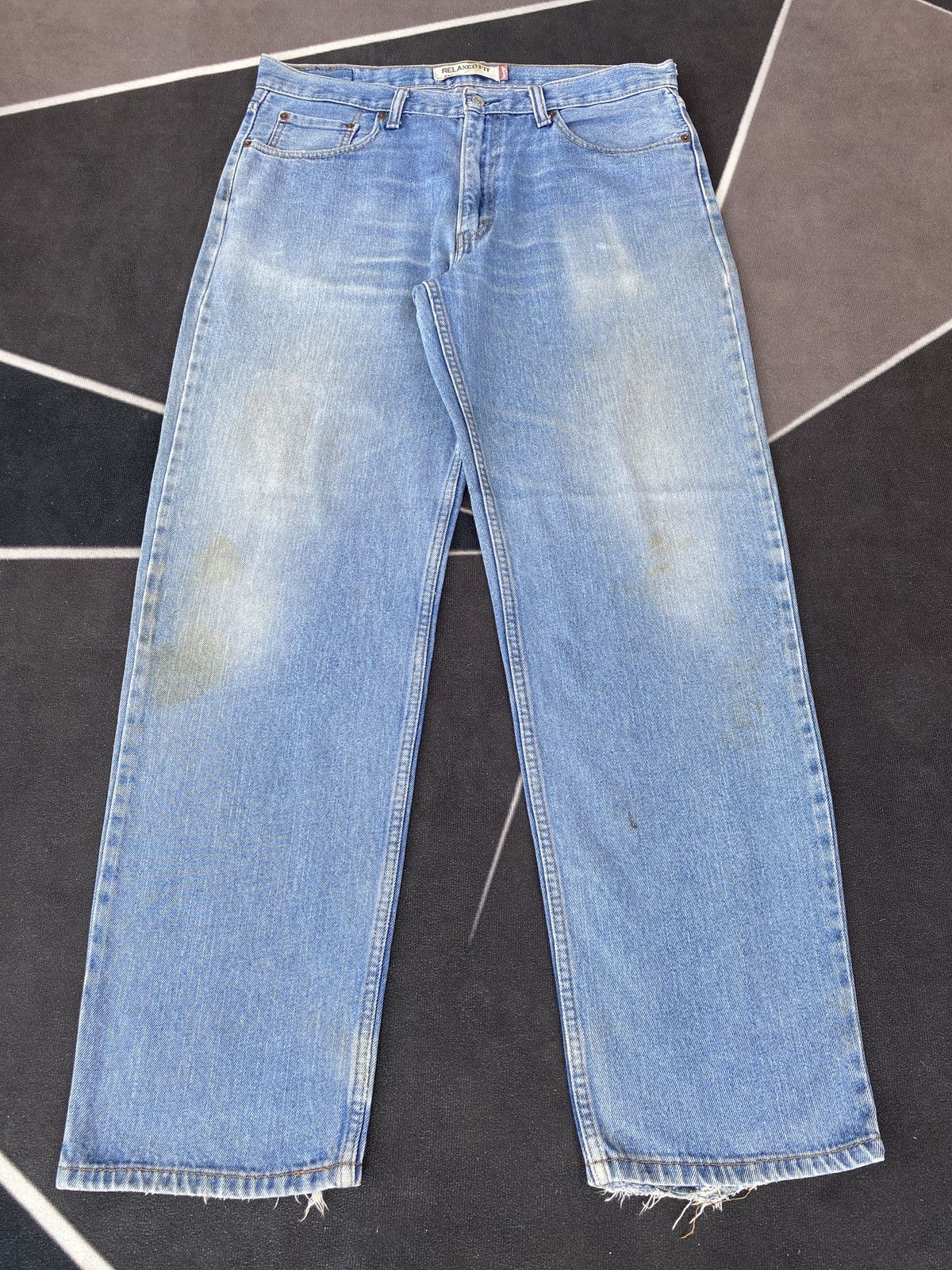 Levi's VINTAGE LEVIS 550 BLUE WASH JEANS-J463 Size US 38 / EU 54 - 2 Thumbnail