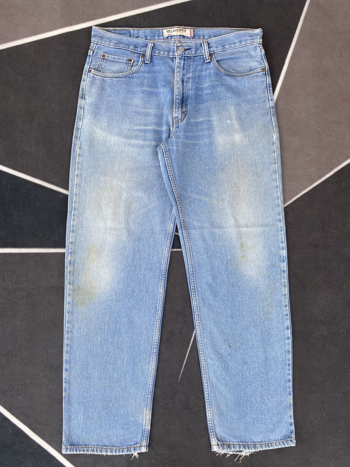 Levi's VINTAGE LEVIS 550 BLUE WASH JEANS-J463 Size US 38 / EU 54 - 1 Thumbnail