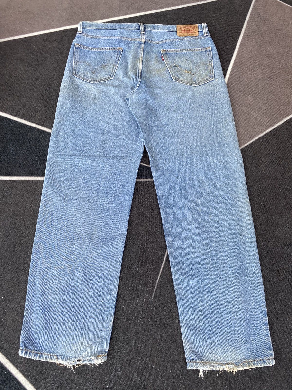 Levi's VINTAGE LEVIS 550 BLUE WASH JEANS-J463 Size US 38 / EU 54 - 4 Thumbnail