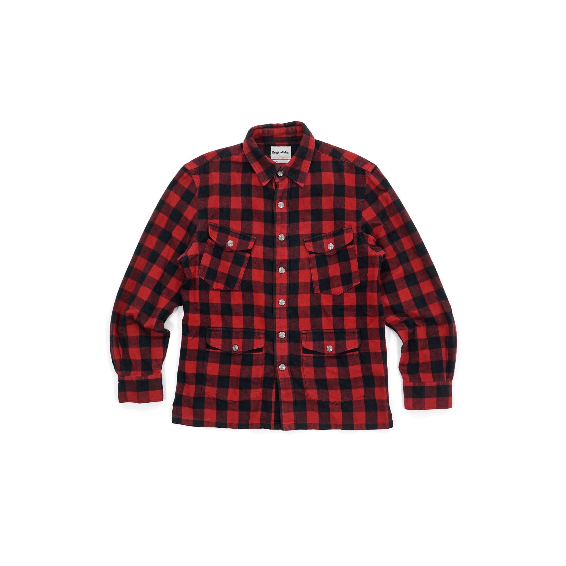 Plaid Flannel Button-Up