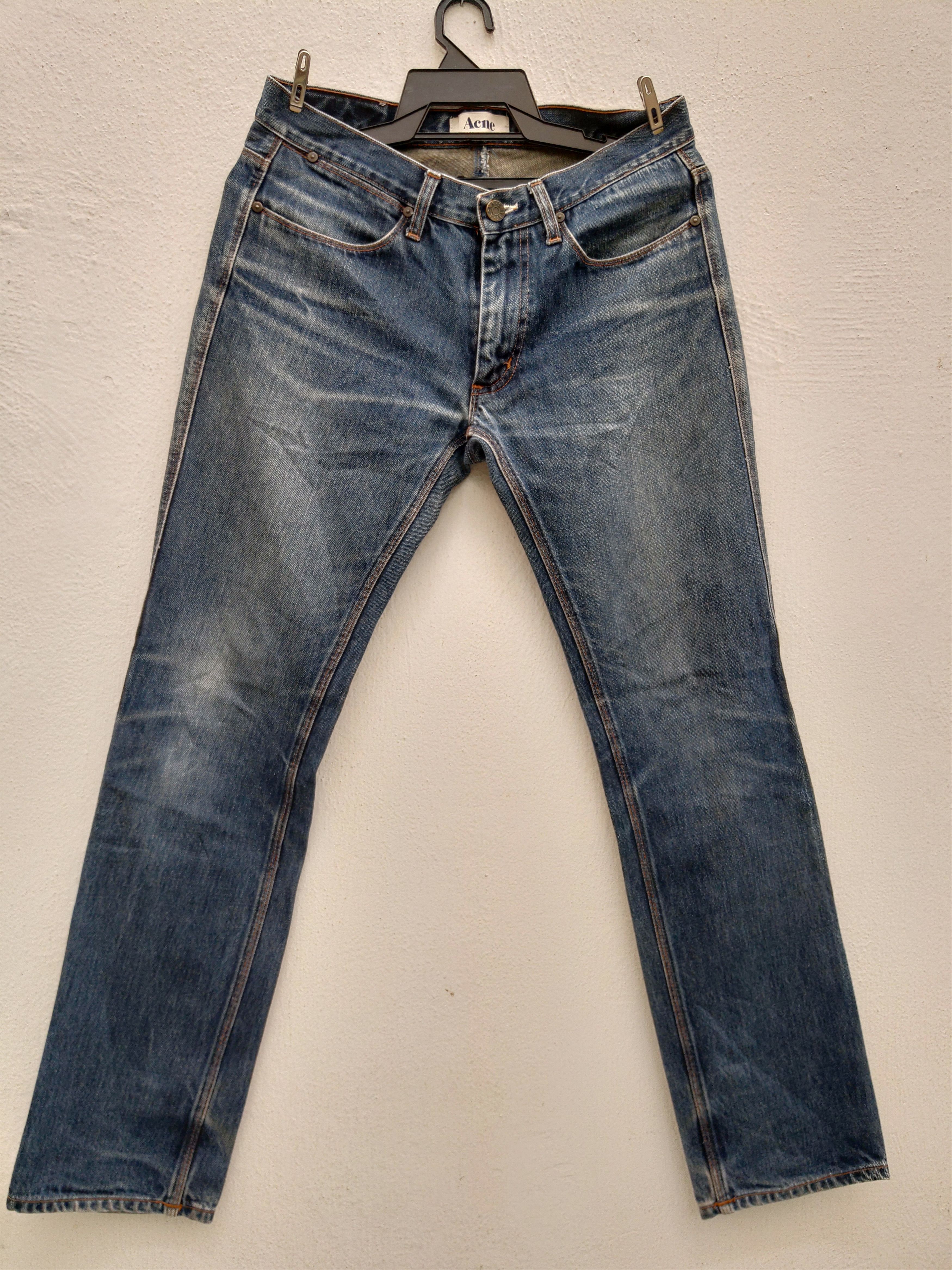 Acne Max Raw Natural Fades Denim
