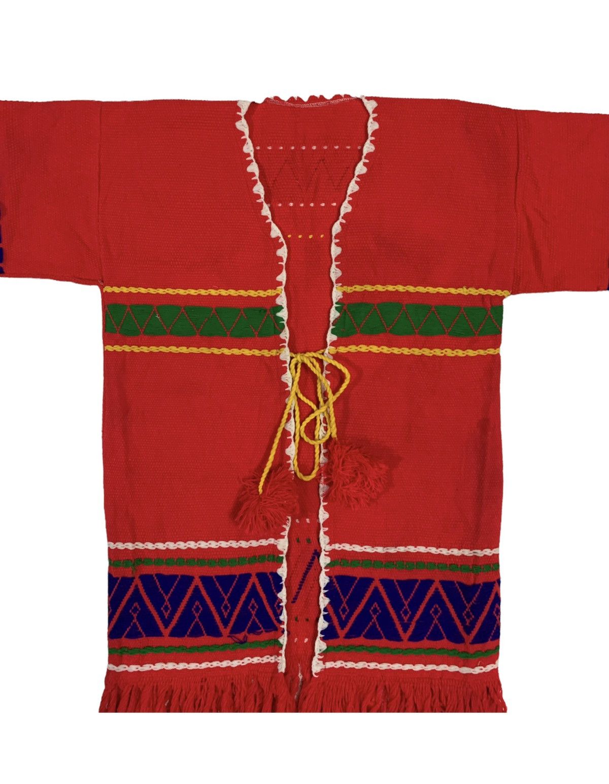 Aran Isles Knitwear × Handmade RARE 70s Handmade Art Navajo Native American Knit Cardigan Size US M / EU 48-50 / 2 - 4 Thumbnail