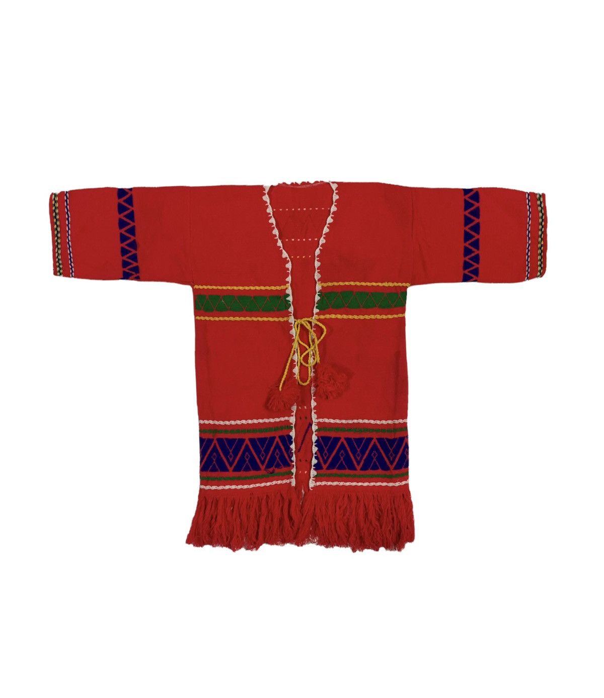 Aran Isles Knitwear × Handmade RARE 70s Handmade Art Navajo Native American Knit Cardigan Size US M / EU 48-50 / 2 - 1 Thumbnail