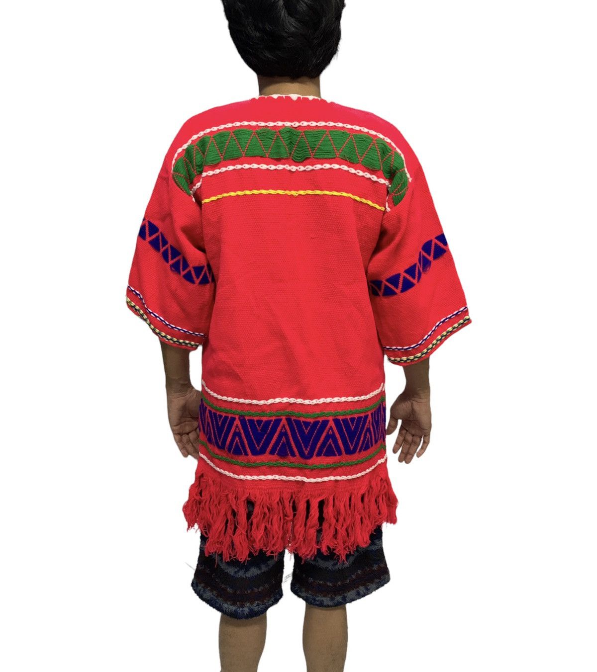 Aran Isles Knitwear × Handmade RARE 70s Handmade Art Navajo Native American Knit Cardigan Size US M / EU 48-50 / 2 - 3 Thumbnail