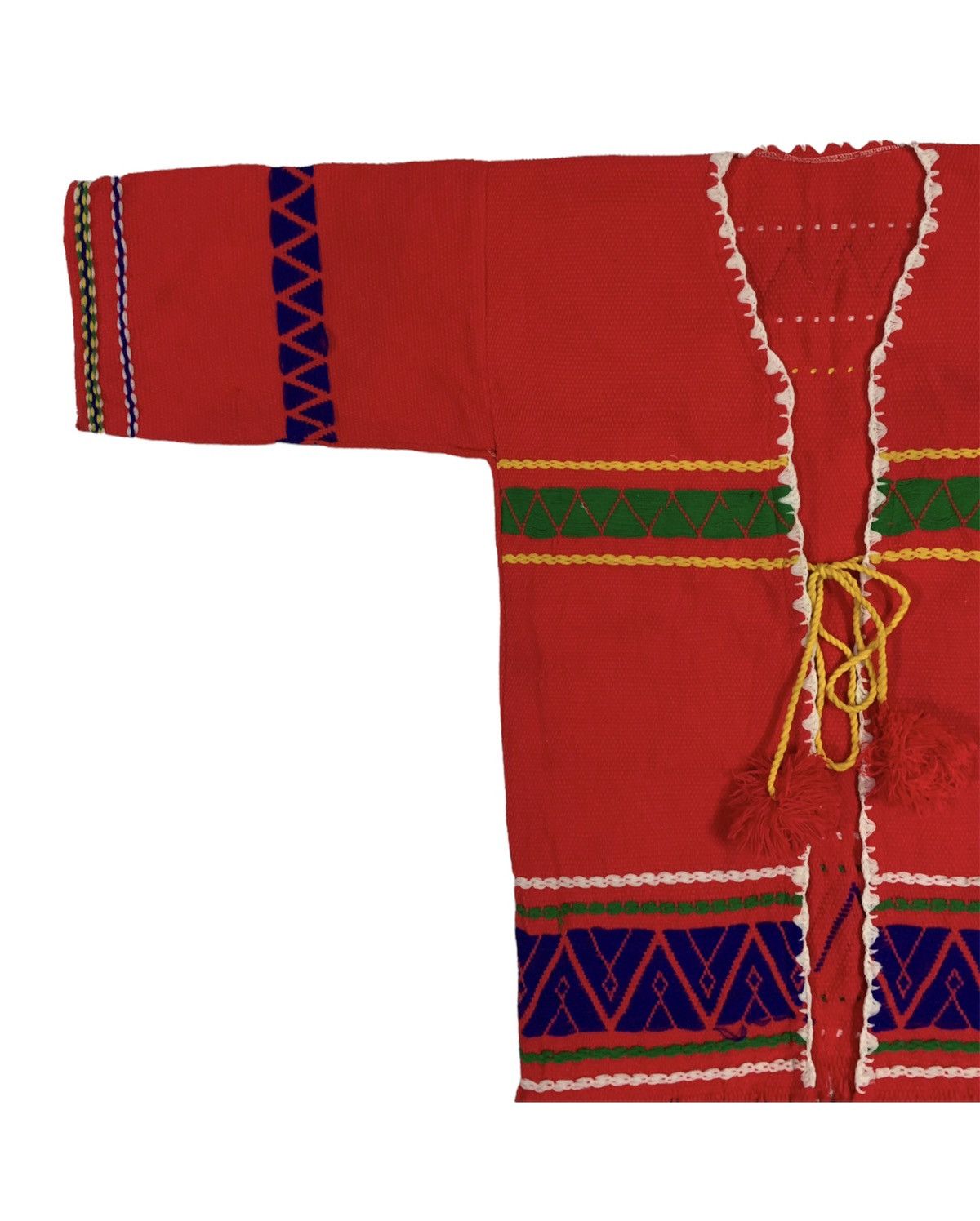 Aran Isles Knitwear × Handmade RARE 70s Handmade Art Navajo Native American Knit Cardigan Size US M / EU 48-50 / 2 - 6 Thumbnail