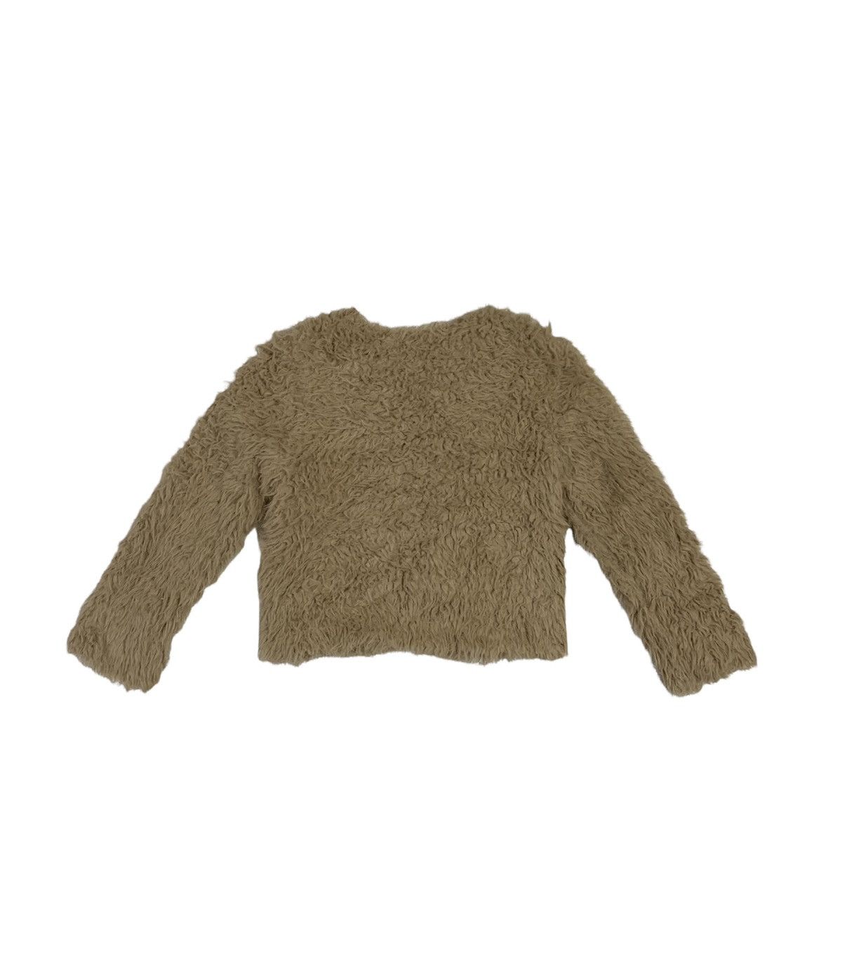 Japanese Brand Brown Sugar Mohair Crop Jacket Faux Fur Shearling Jacket Size US M / EU 48-50 / 2 - 5 Thumbnail