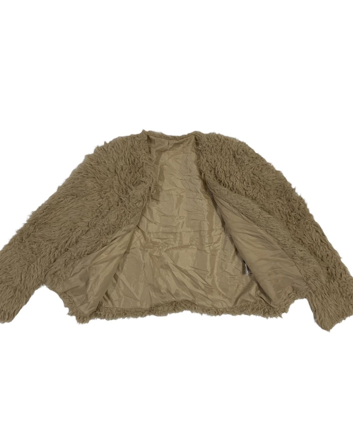 Japanese Brand Brown Sugar Mohair Crop Jacket Faux Fur Shearling Jacket Size US M / EU 48-50 / 2 - 8 Thumbnail
