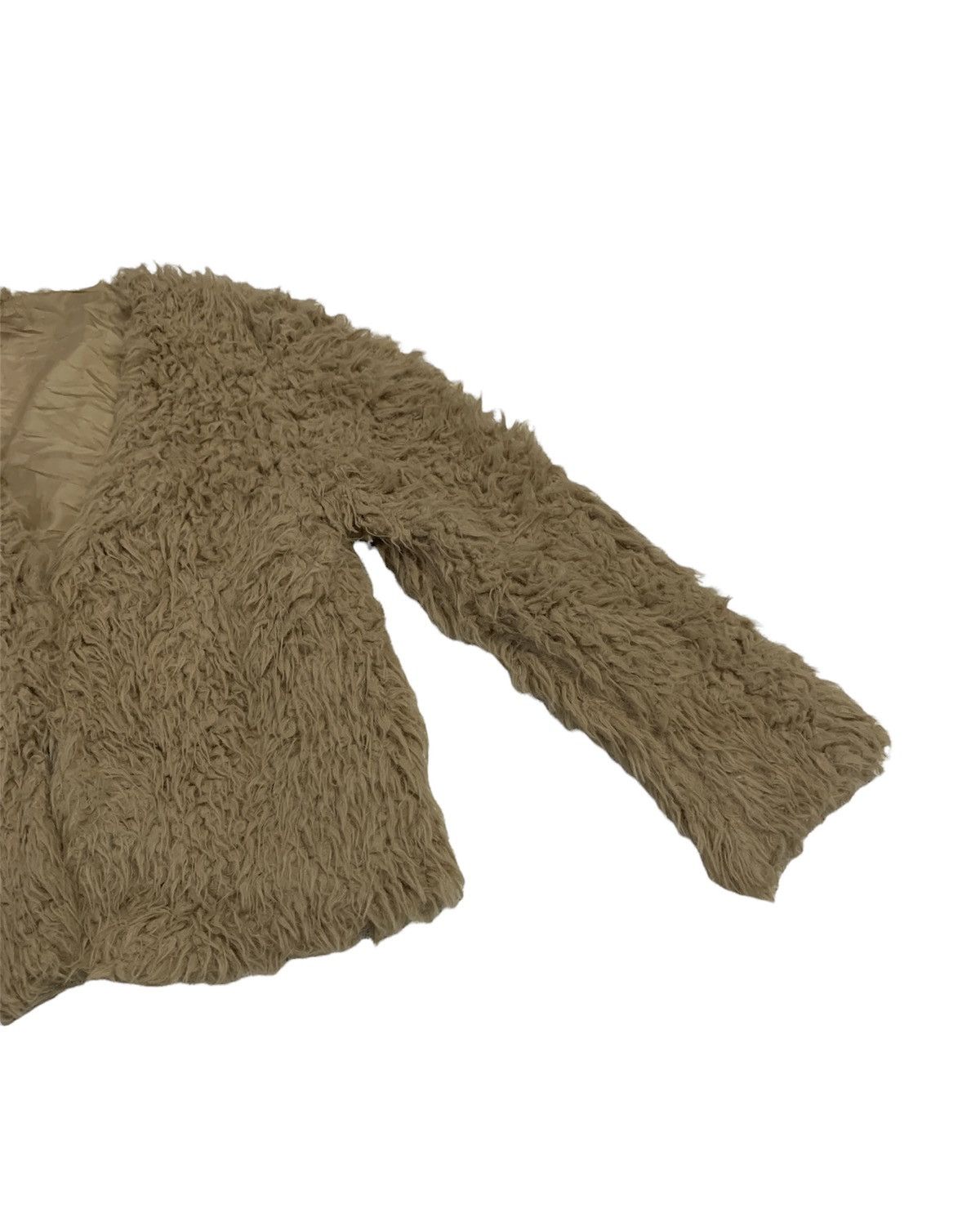 Japanese Brand Brown Sugar Mohair Crop Jacket Faux Fur Shearling Jacket Size US M / EU 48-50 / 2 - 3 Thumbnail