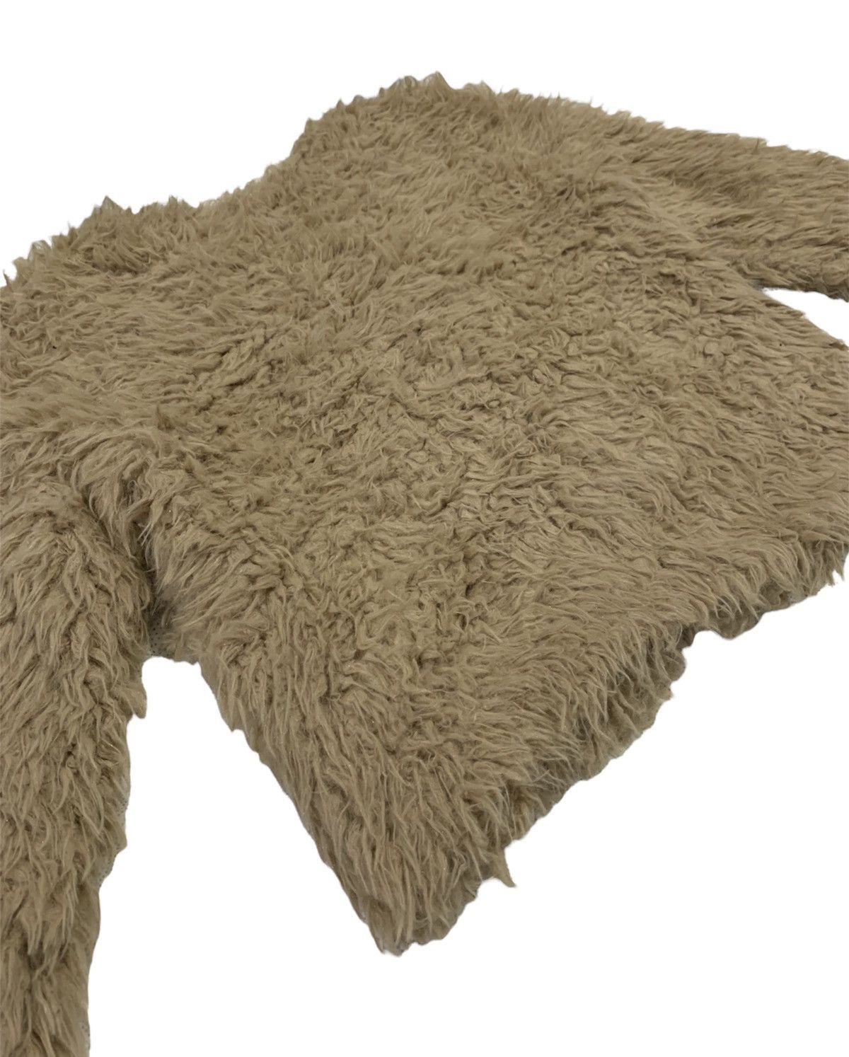 Japanese Brand Brown Sugar Mohair Crop Jacket Faux Fur Shearling Jacket Size US M / EU 48-50 / 2 - 6 Thumbnail