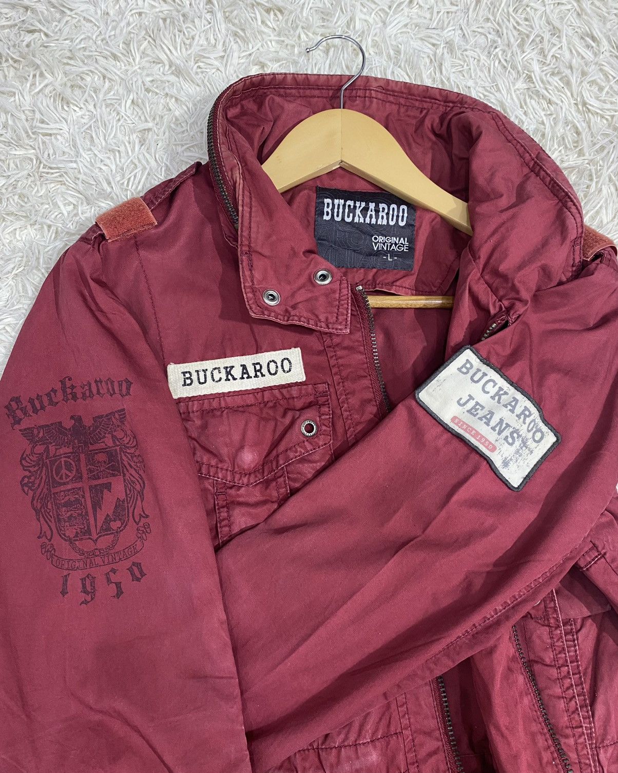 Streetwear × Vintage VINTAGE🔥BUCKAROO JEANS JACKET WITH