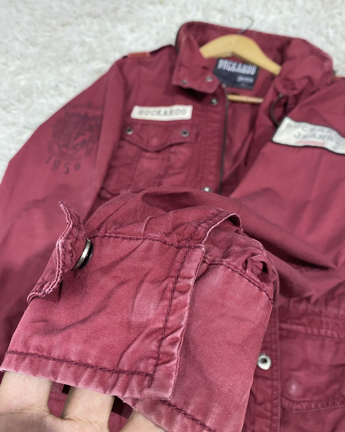 VINTAGE🔥BUCKAROO JEANS JACKET WITH POCKET BIG LOGO