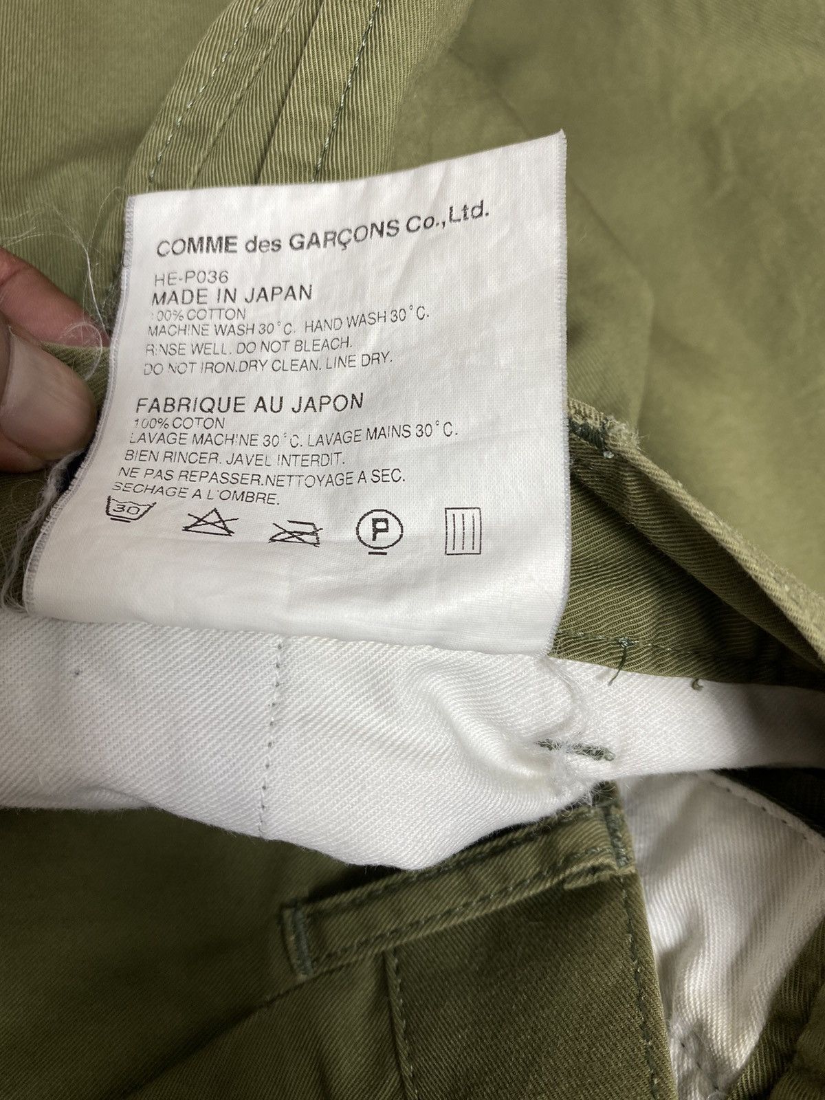 Comme des Garcons Homme Comme des Garcons homme Trousers Pants. S033 Size US 33 - 12 Thumbnail