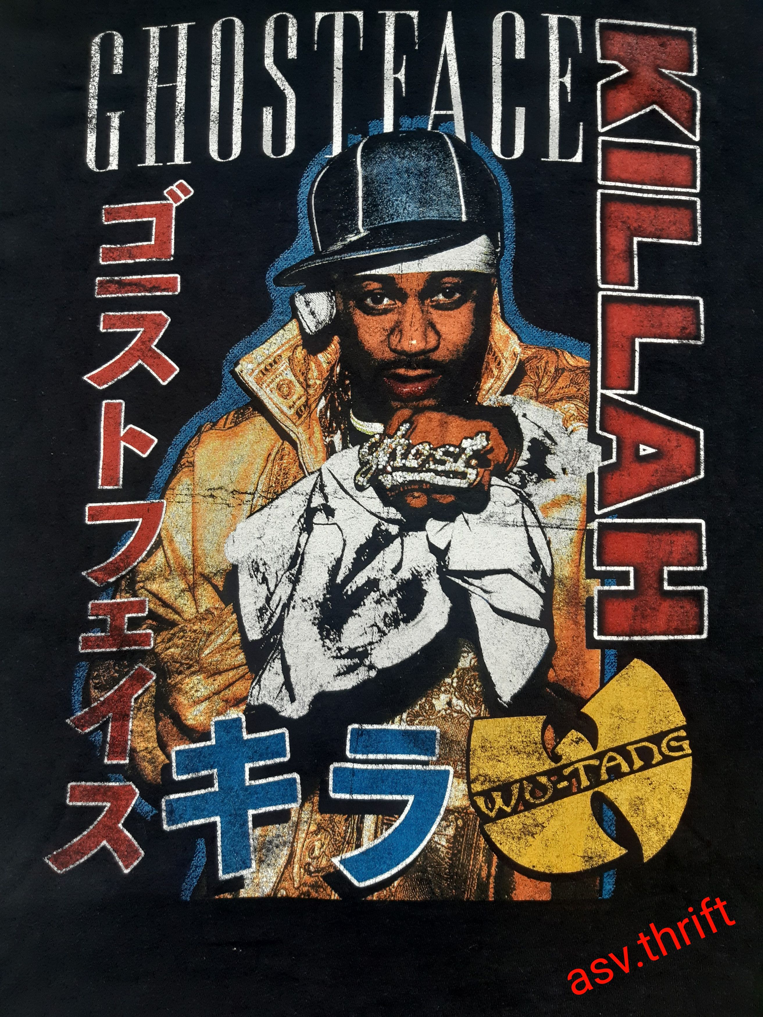 Vintage Ghostface Killah Wu Tang Clan Rap T Shirt