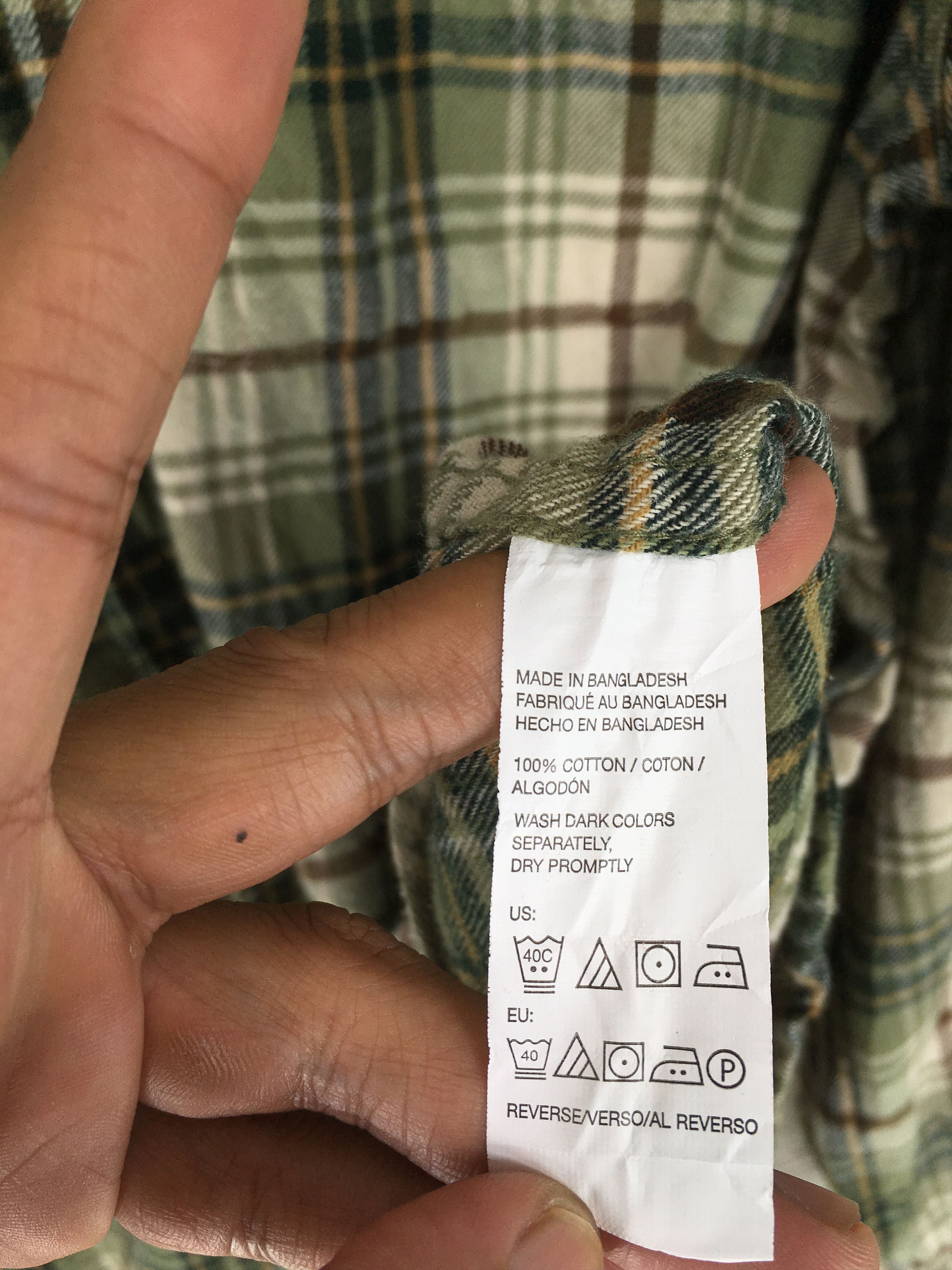 Flannel × Vintage Vintage Plaid Shadow Flannel Button Up Shirt Large Size US L / EU 52-54 / 3 - 6 Thumbnail
