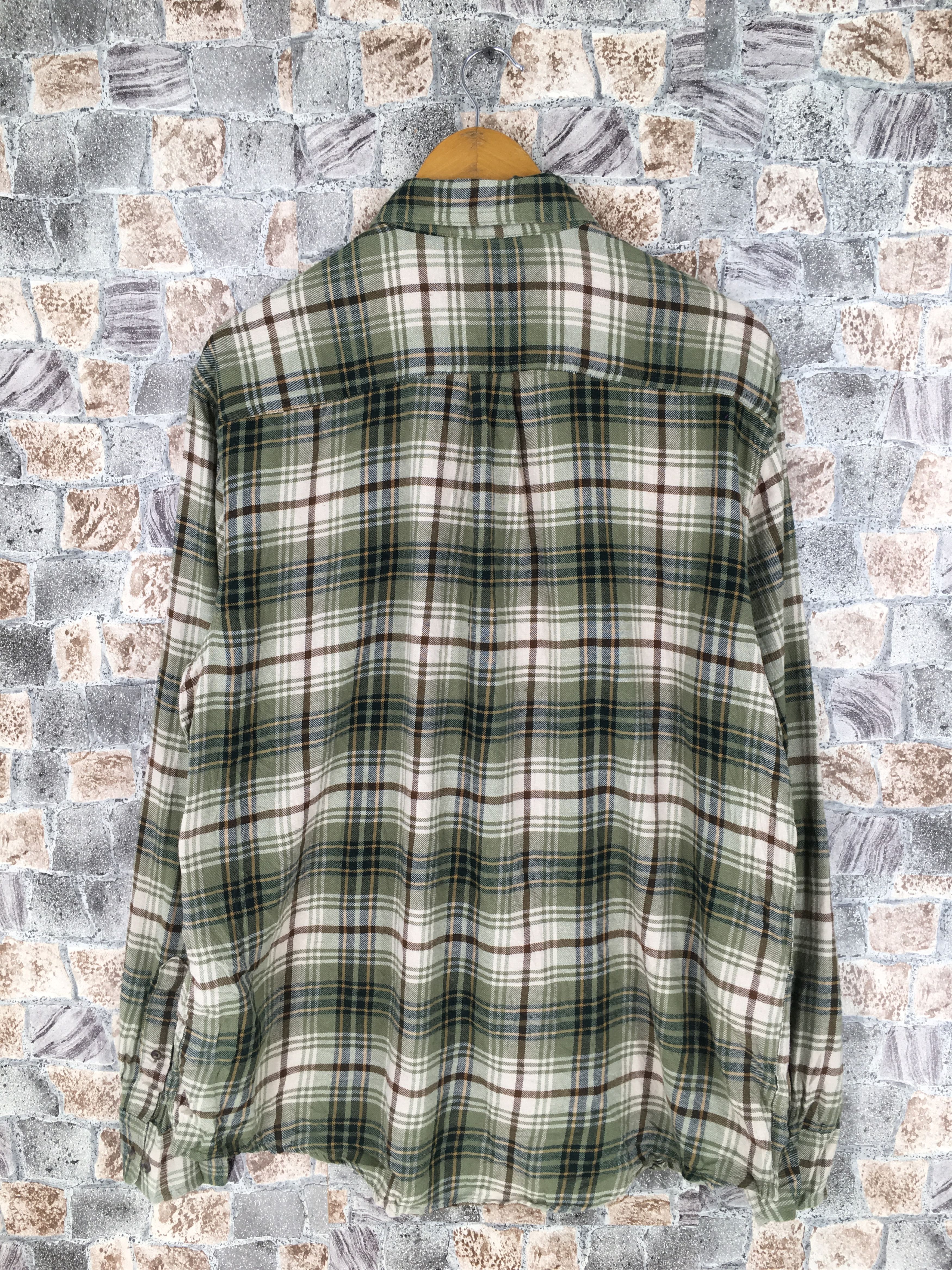 Flannel × Vintage Vintage Plaid Shadow Flannel Button Up Shirt Large Size US L / EU 52-54 / 3 - 7 Thumbnail