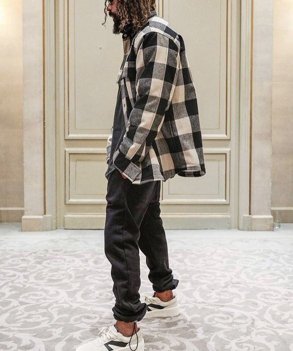 Fear of God Oversized check shirts jacket holiday collection | Grailed