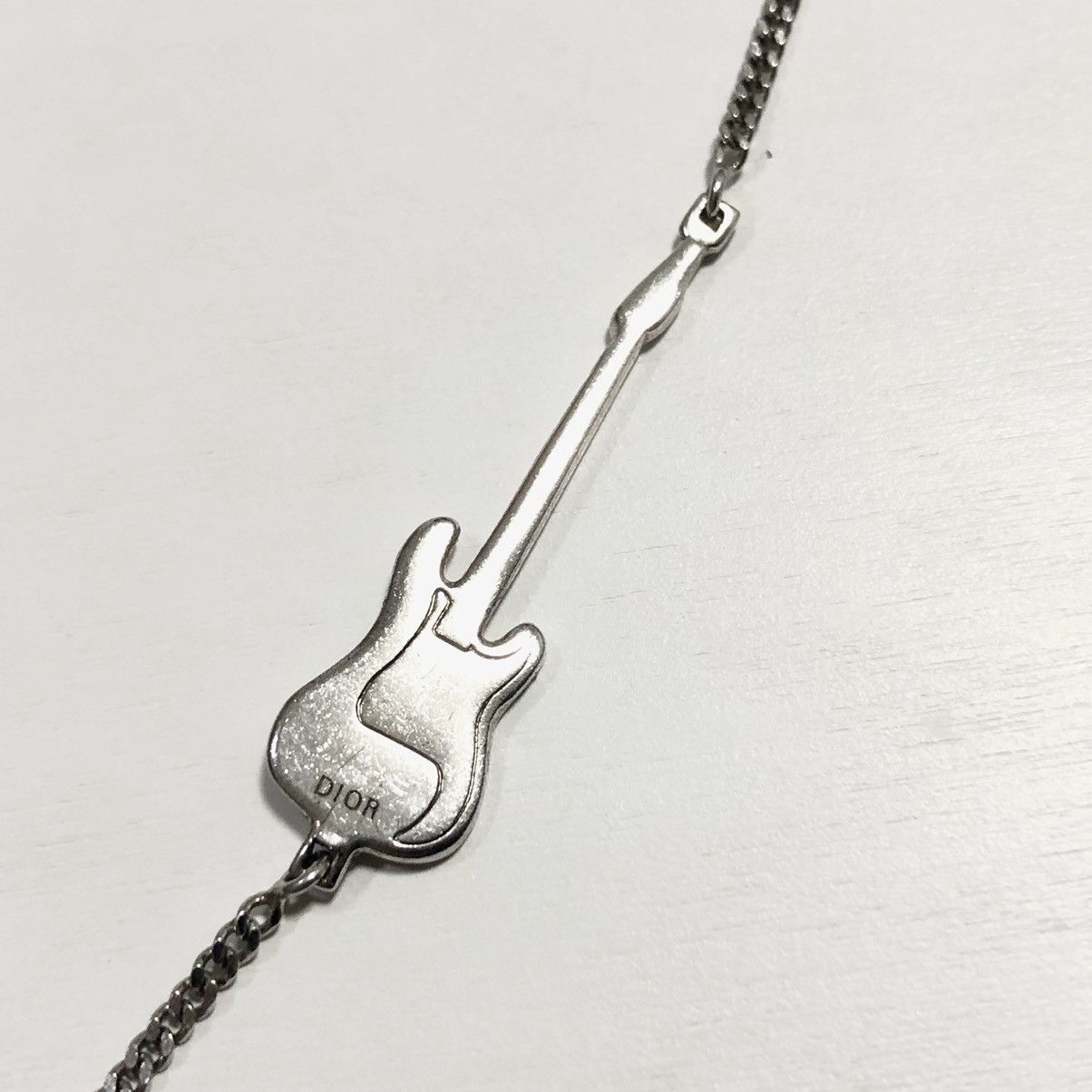 Dior × Hedi Slimane Dior HOMME GUITAR NECKLACE silver 925 Hedi Era