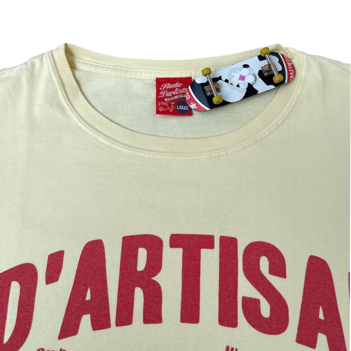 Japanese Brand Vintage Studio D'Artisan "Fine Pig's Character" T Shirt Size US L / EU 52-54 / 3 - 3 Thumbnail
