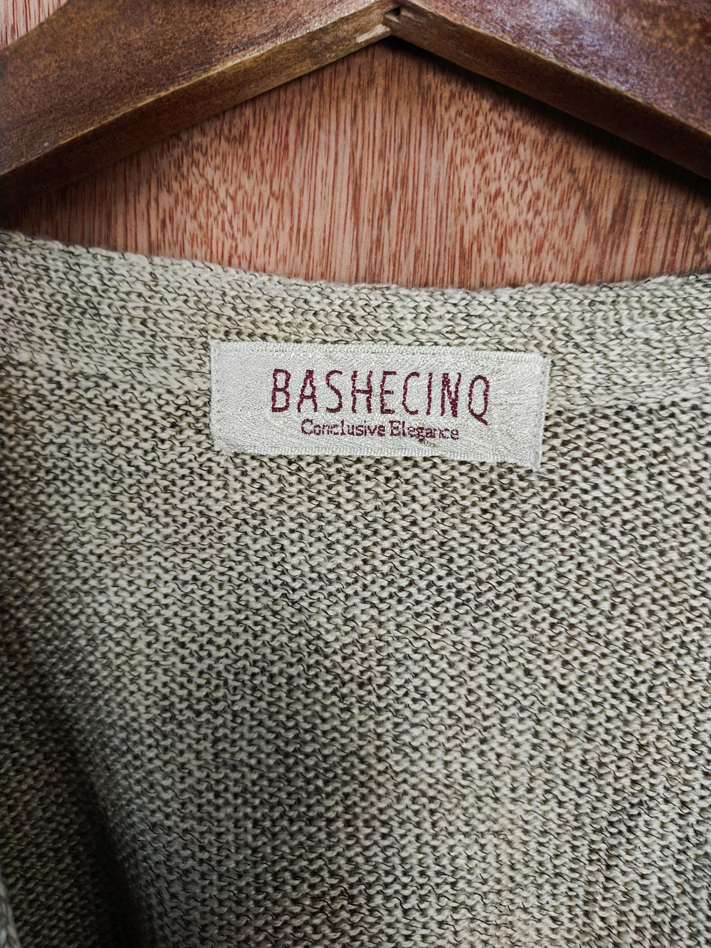 Homespun Knitwear Bashecinq light brown japan knitwear cardigan #S151 Size US M / EU 48-50 / 2 - 7 Thumbnail