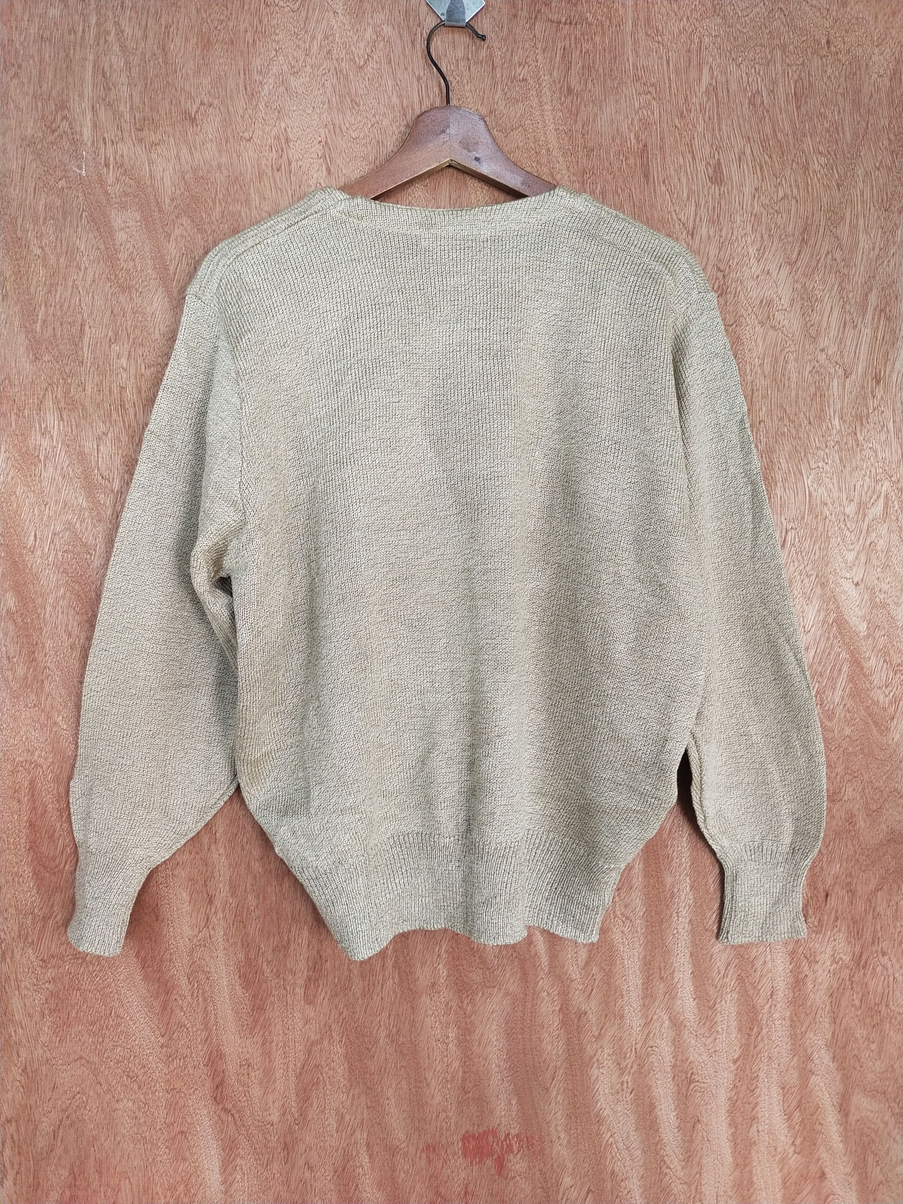 Homespun Knitwear Bashecinq light brown japan knitwear cardigan #S151 Size US M / EU 48-50 / 2 - 9 Thumbnail