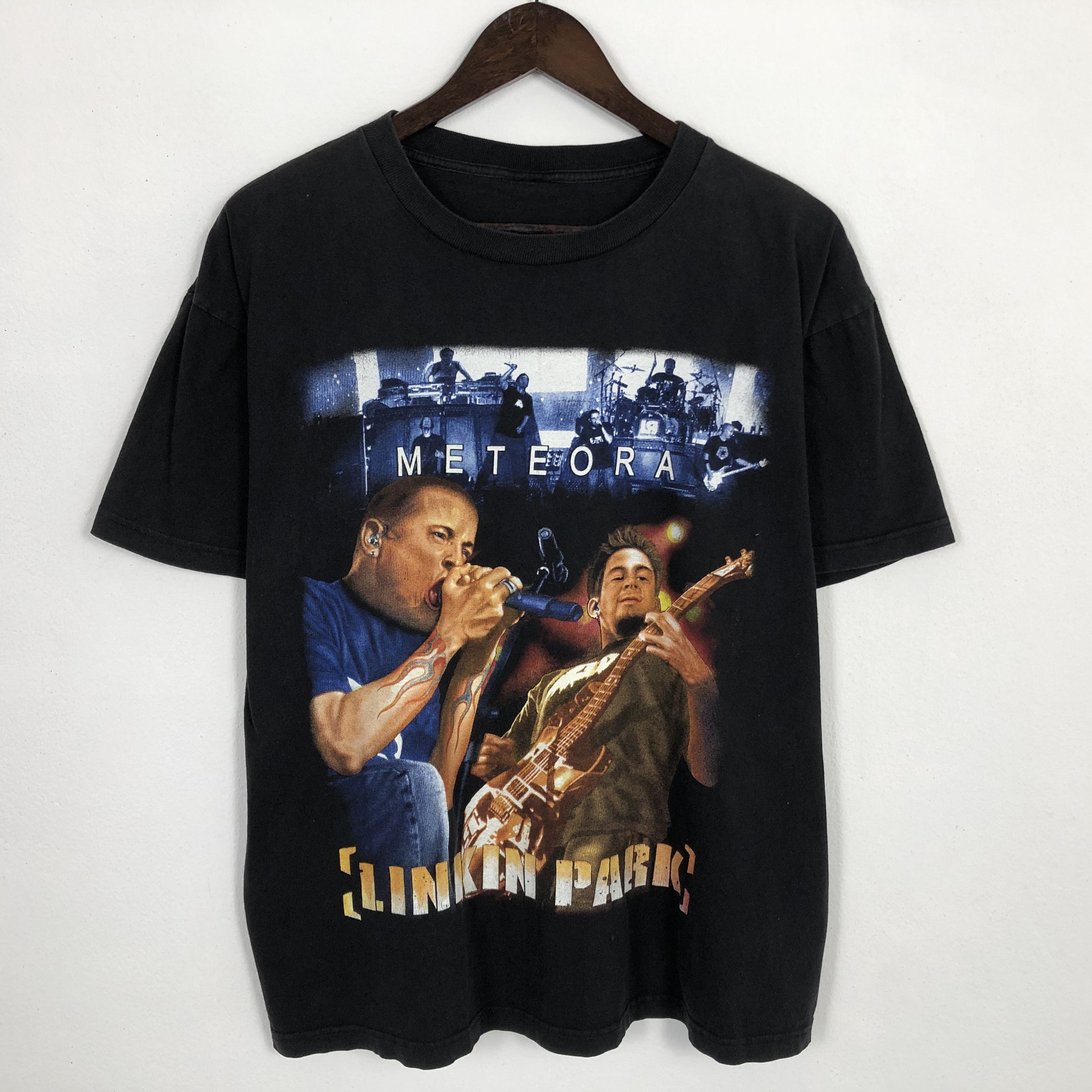 Band Tees × Vintage Vintage Linkin Park Meteora American Rock Band T-shirt Size US L / EU 52-54 / 3 - 1 Thumbnail