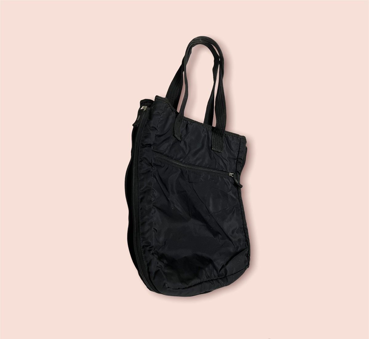 Japanese Brand × Jun Takahashi × Uniqlo VINTAGE UNIQLO UTILITY POLYESTER TOTE 2 WAY Size ONE SIZE - 2 Thumbnail