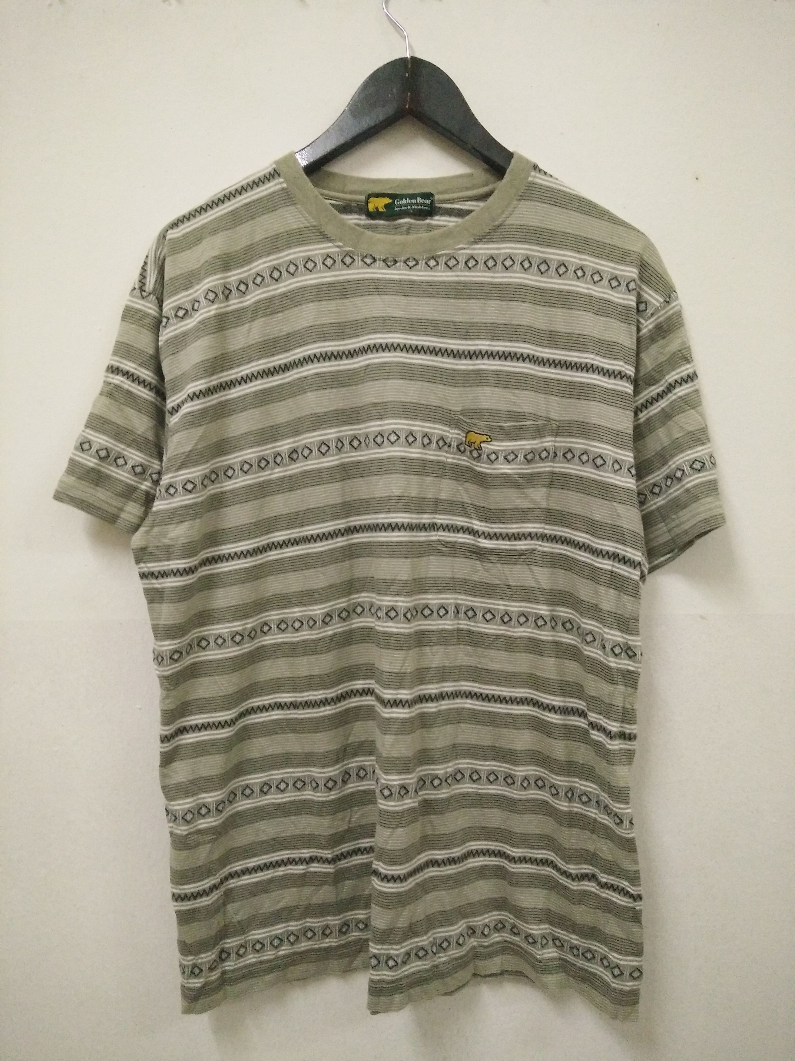 Golden Bear Vintage Golden Bear Striped T- shirt Size US L / EU 52-54 / 3 - 1 Thumbnail