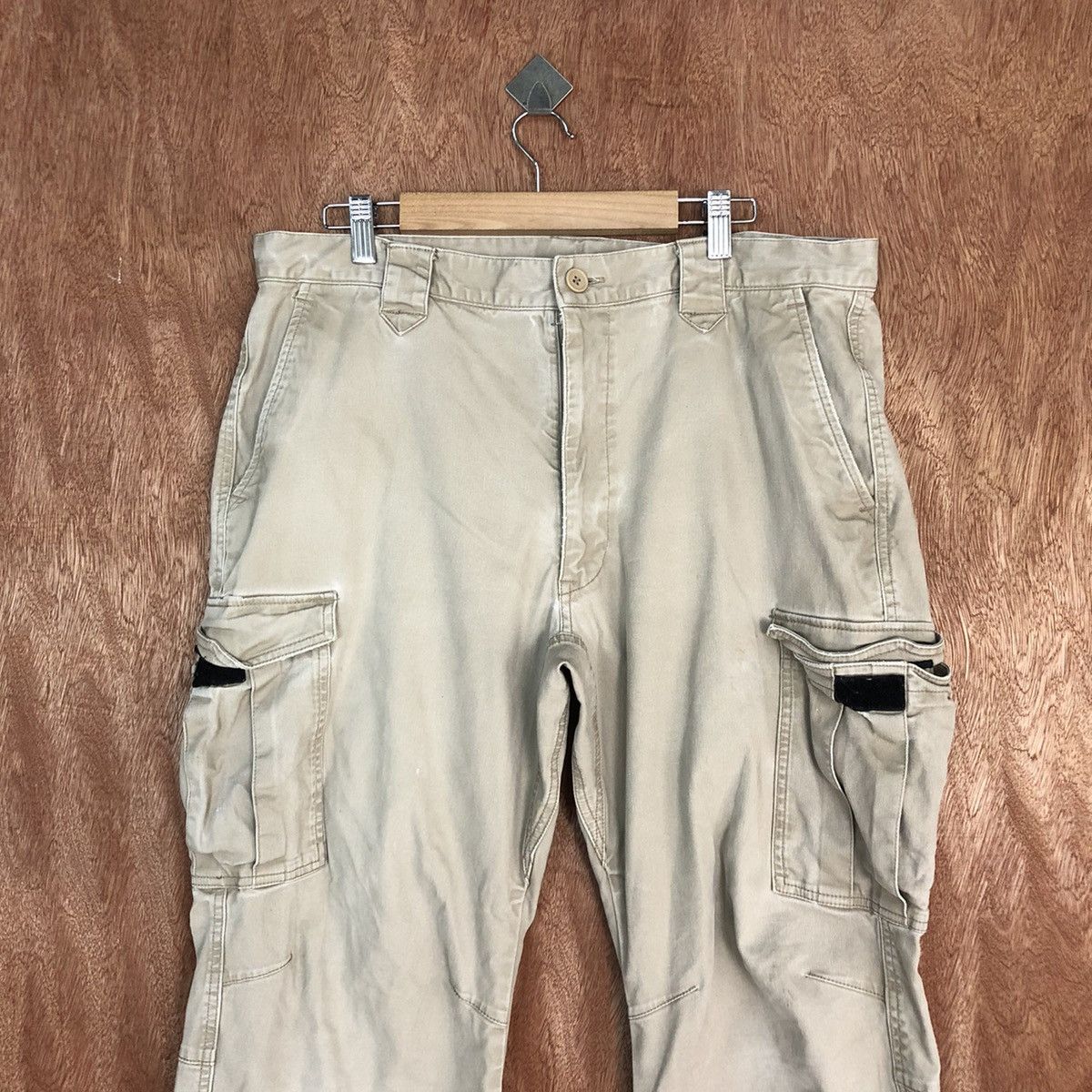 Japanese Brand Japan Light brown Multipocket Cargo Pants #H467 Size US 38 / EU 54 - 2 Thumbnail