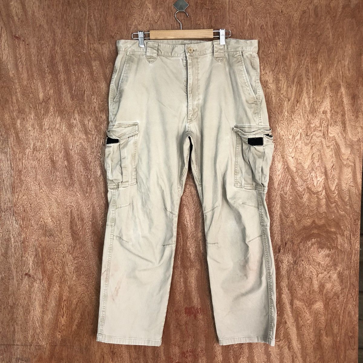 Japanese Brand Japan Light brown Multipocket Cargo Pants #H467 Size US 38 / EU 54 - 1 Thumbnail