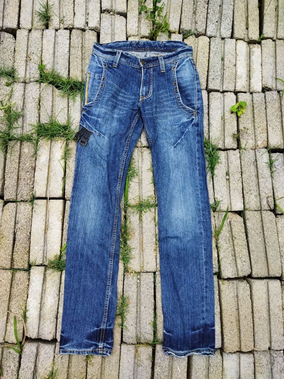 image of Archival Clothing x Ppfm vintage Ppfm Japan Distressed Jeans in Blue Jean, Men's (Size 31)