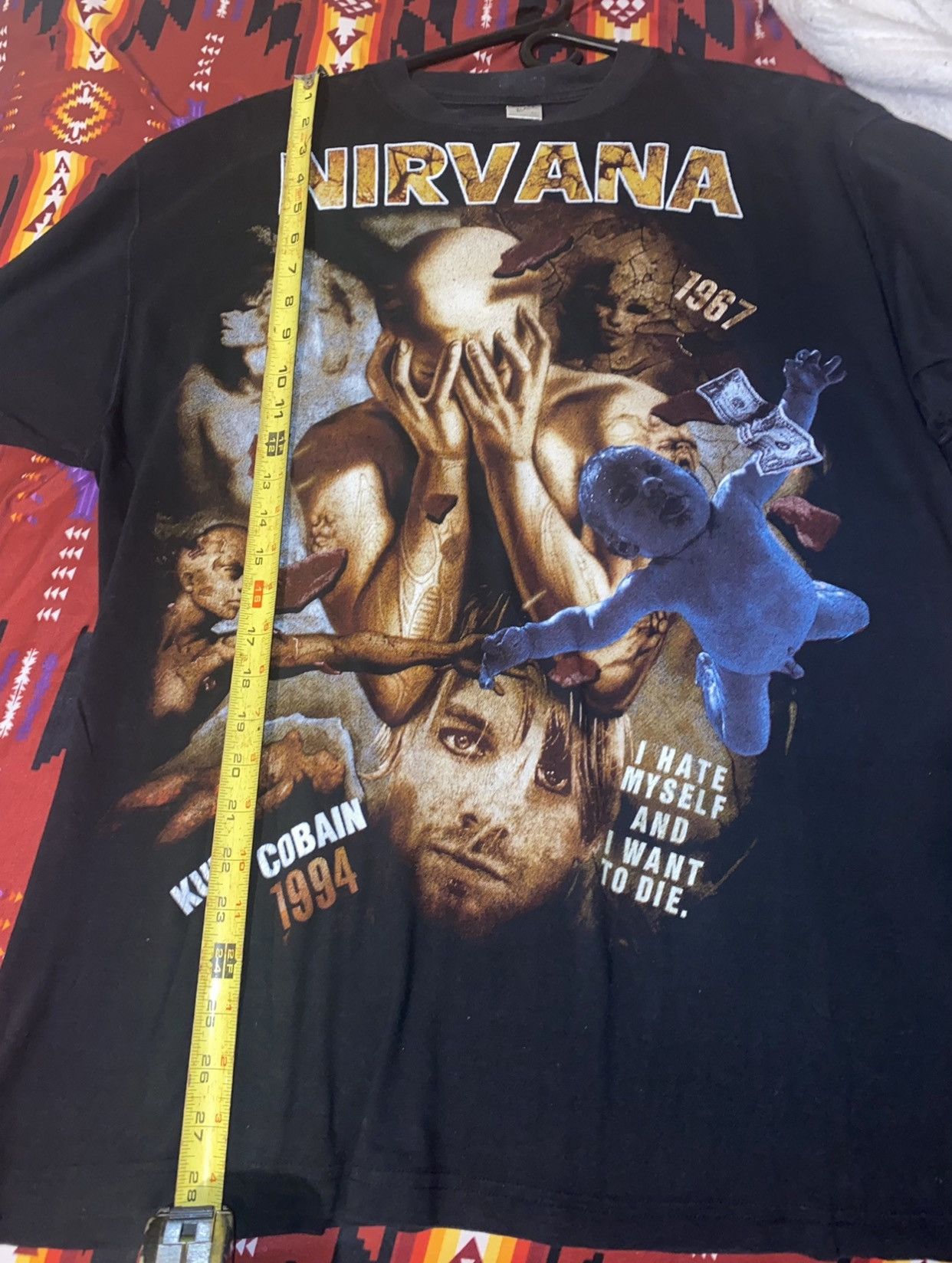Vintage Nirvana Europe Bootleg Nirvana T-shirt | Grailed