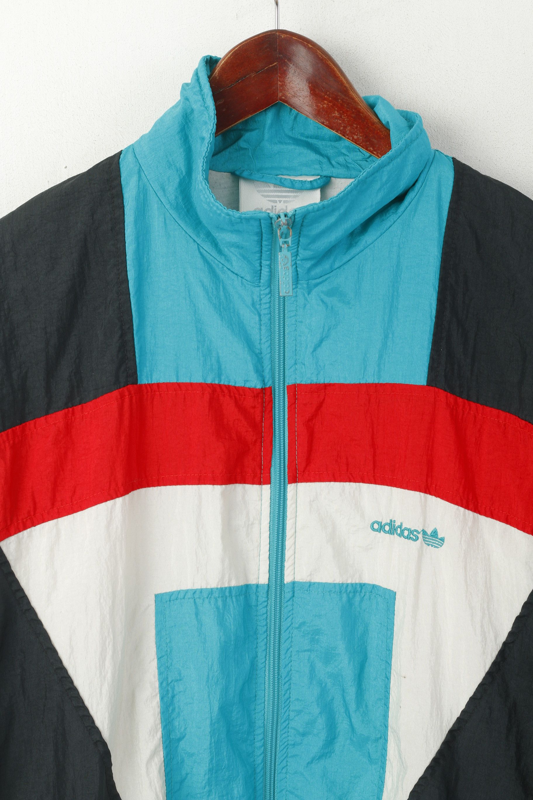 Adidas × Vintage Adidas Men D5 174 M Jacket Vintage Shiny Nylon 6144 Size US M / EU 48-50 / 2 - 2 Thumbnail