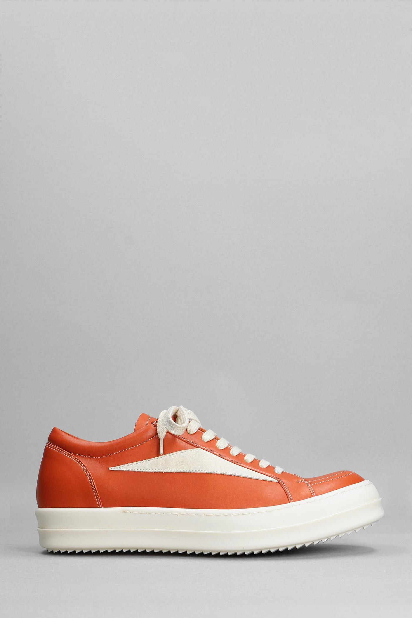 Rick Owens FW22 Strobe 'Vans' Vintage Sneaks - Orange // 44 Rick Owens FW22 Strobe 'Vans' Vintage Sneaks - Orange // 44