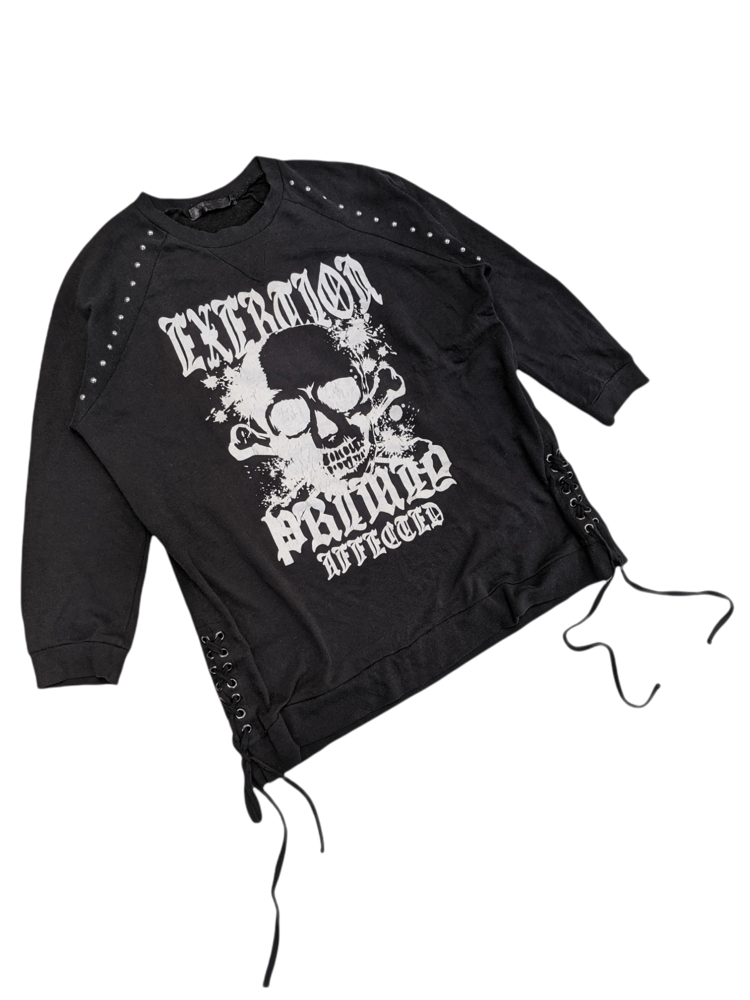 MAD PUNKS skull sweater The Skull Sweater in Black by Psycho