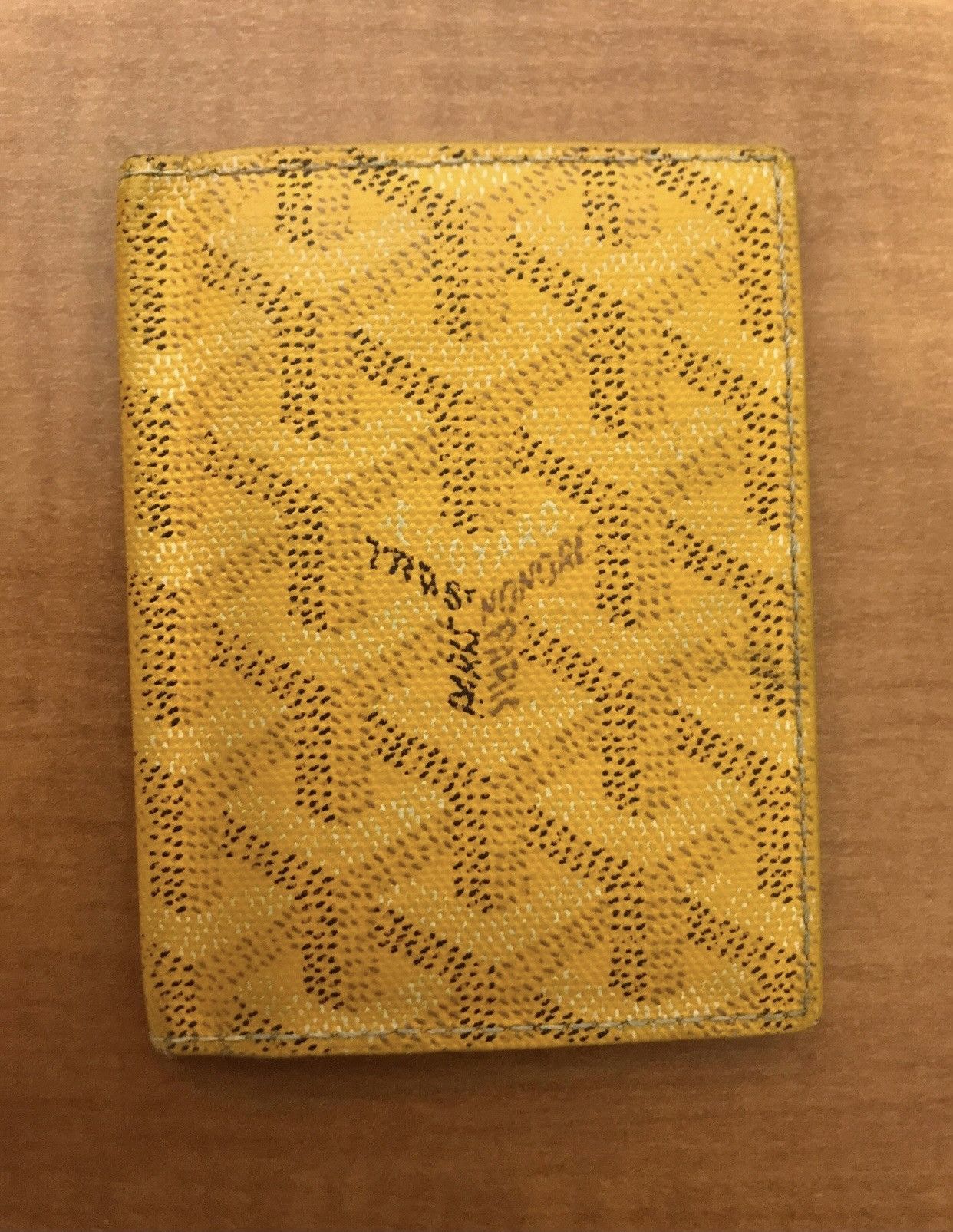 Goyard Saint Marc Card Holder Yellow