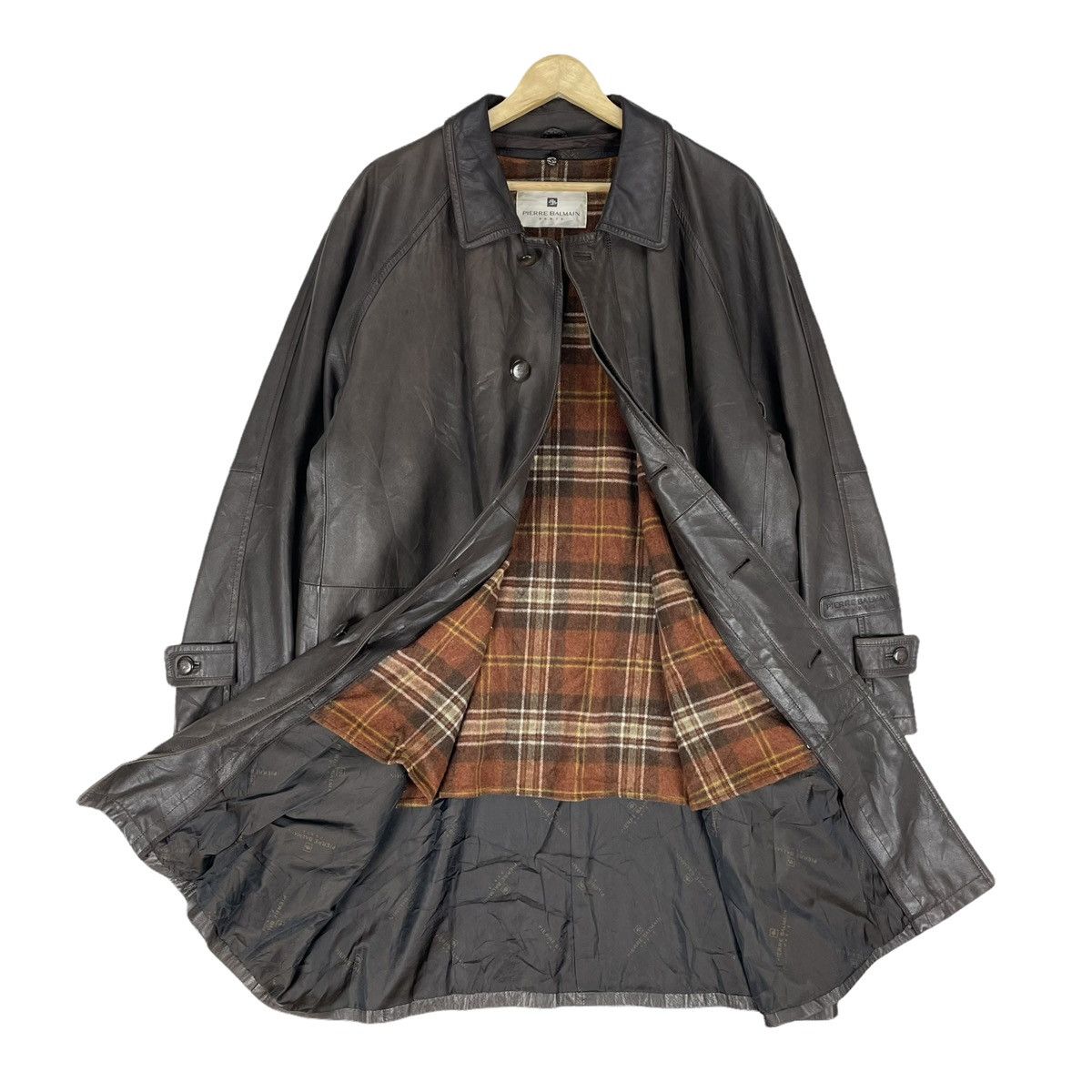 Pierre Balmain 🔥PIERRE BALMAIN SYNTHETIC LEATHER BUTTON JACKET Size US L / EU 52-54 / 3 - 1 Thumbnail