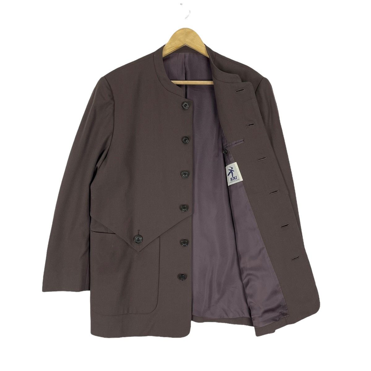 Hai Sporting Gear × Issey Miyake ❄️HAI SPORTING GEAR IS WOOL BUTTON LIGHT JACKET Size US M / EU 48-50 / 2 - 6 Thumbnail