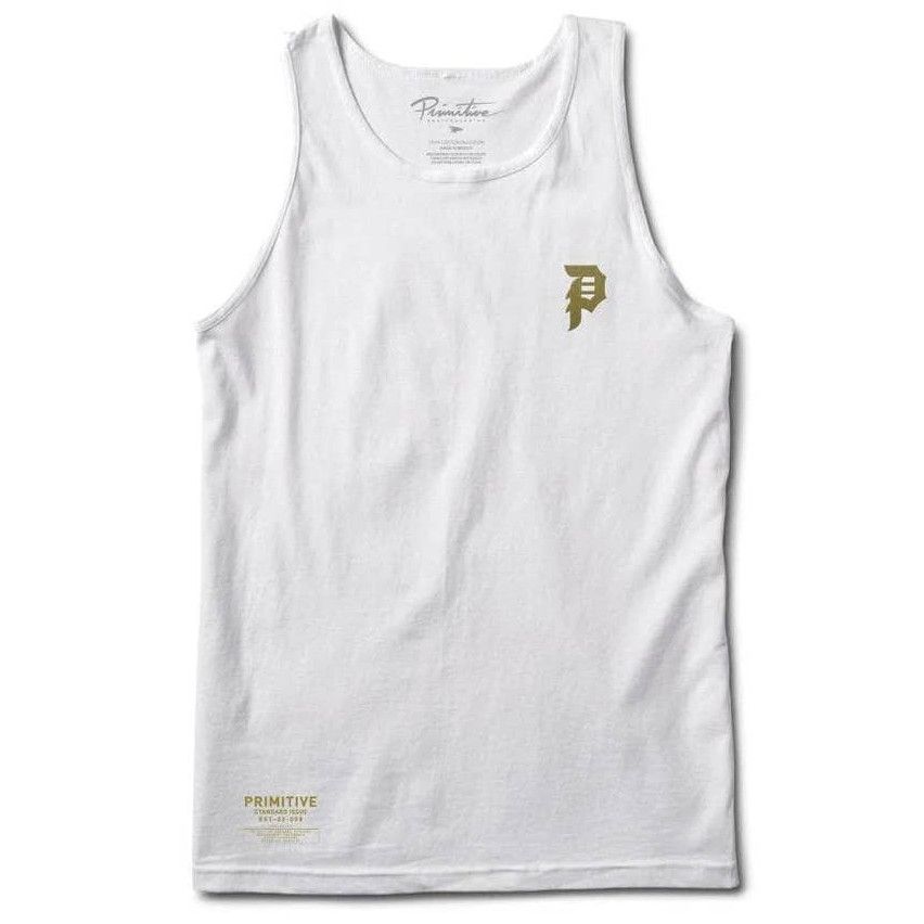 Primitive Primitive Men's Standard Issue Tank Top Tee T-Shirt White ...