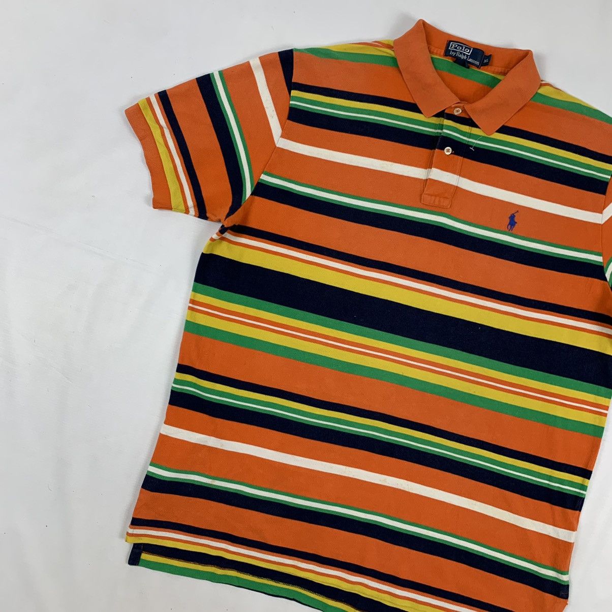 Polo Ralph Lauren × Vintage Vintage Polo Ralph Lauren Stripe Shirt Size US XL / EU 56 / 4 - 2 Thumbnail