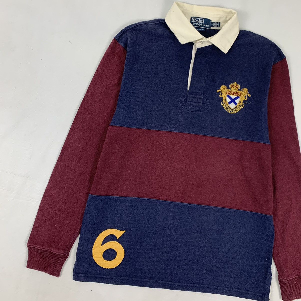 Polo Ralph Lauren Vintage Polo Ralph Lauren Long Sleeve Polo Shirt Size US L / EU 52-54 / 3 - 2 Thumbnail