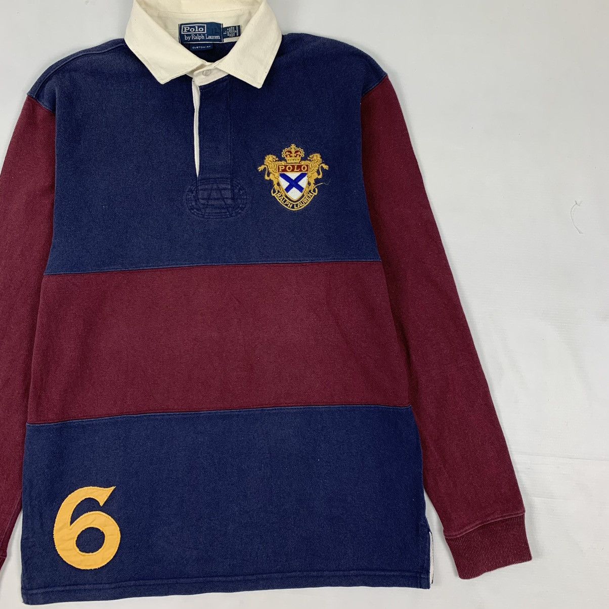 Polo Ralph Lauren Vintage Polo Ralph Lauren Long Sleeve Polo Shirt Size US L / EU 52-54 / 3 - 3 Thumbnail