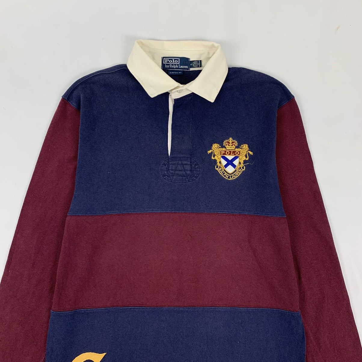Polo Ralph Lauren Vintage Polo Ralph Lauren Long Sleeve Polo Shirt Size US L / EU 52-54 / 3 - 4 Thumbnail