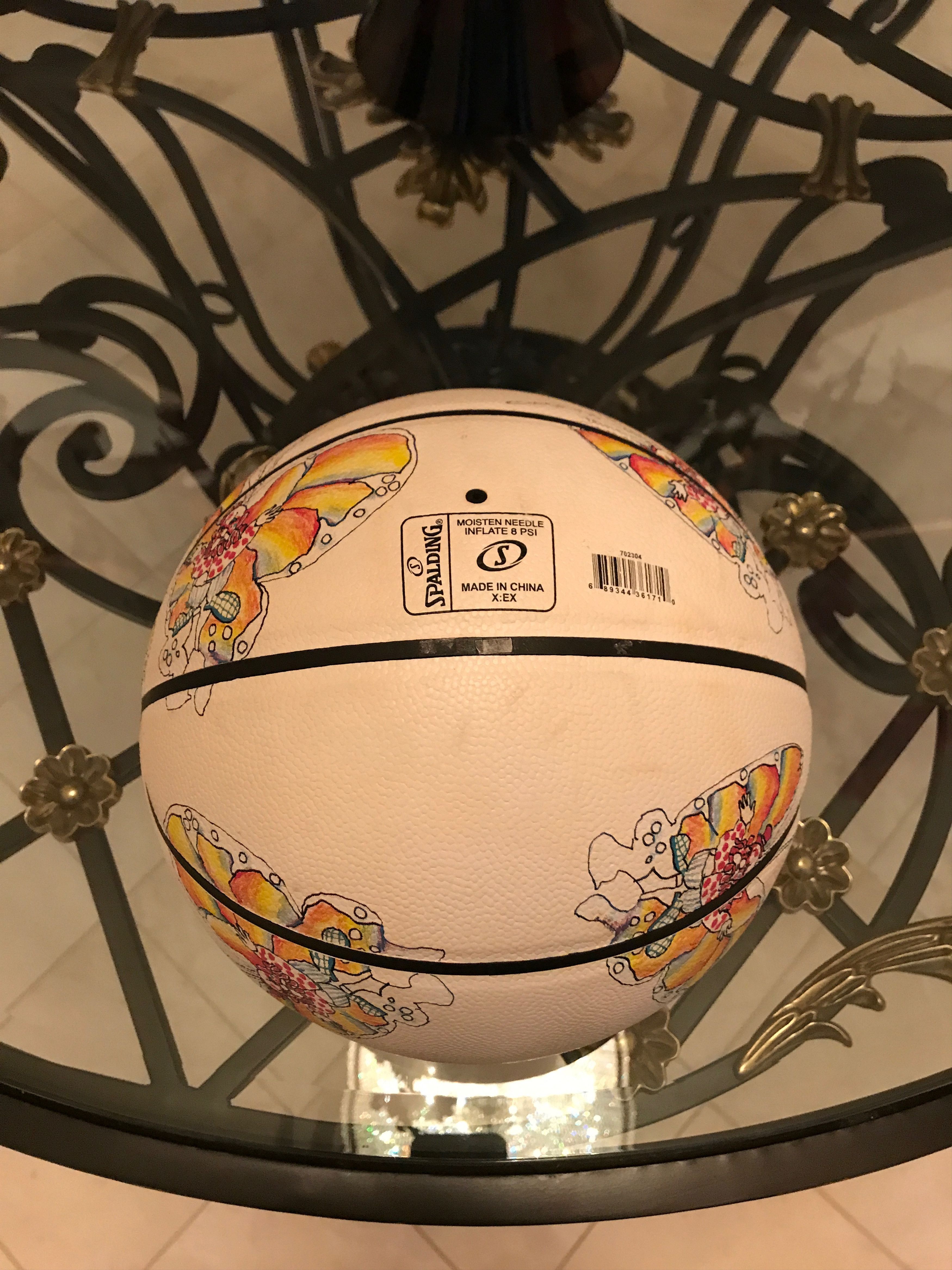 Supreme Supreme x Spalding Gonz Butterfly Basketball Grailed