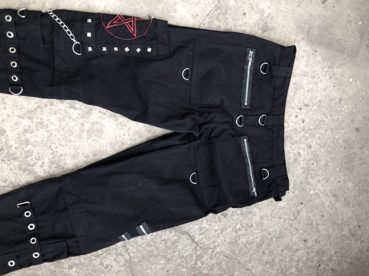 Japanese Brand × Vintage Dead Threads Bondage Zipper Cargo Pants Size US 32 / EU 48 - 9 Thumbnail