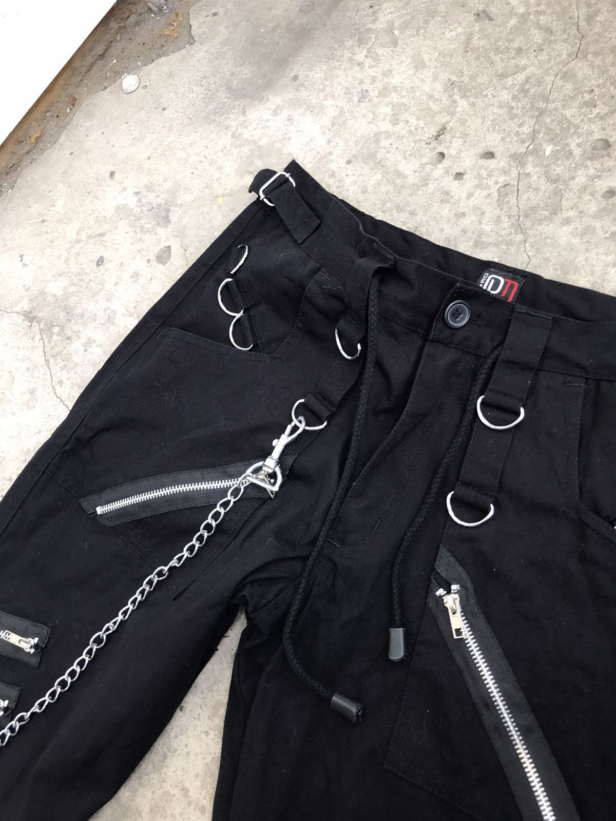 Japanese Brand × Vintage Dead Threads Bondage Zipper Cargo Pants Size US 32 / EU 48 - 6 Thumbnail